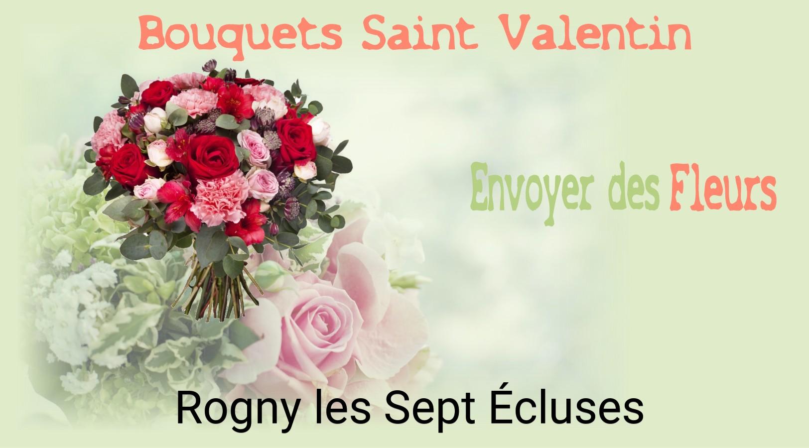 Roses de Saint-Valentin livrées à Rogny-les-Sept-Écluses